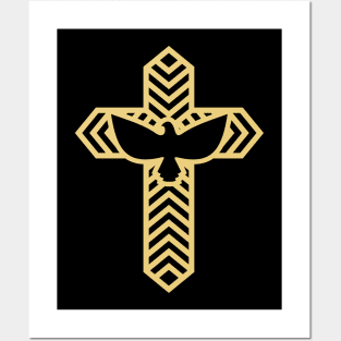 The cross is a symbol of the crucifixion of the Son of God for the sins of mankind. Posters and Art